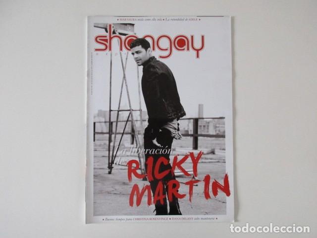 Coleccionismo de Revistas y Peri&oacute;dicos: SHANGAY N&ordm; 397 - RICKY MARTIN - ADELE - MAR SAURA - CRISTINA ROSENVINGE - REVISTA GAY 2011 LGTBI