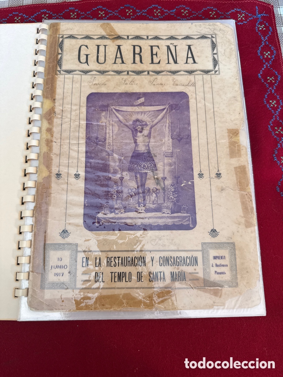 Coleccionismo de Revistas y Peri&oacute;dicos: Recopilaci&oacute;n artesanal restauraci&oacute;n y consagraci&oacute;n del templo de Santa Mar&iacute;a de Guare&ntilde;a.