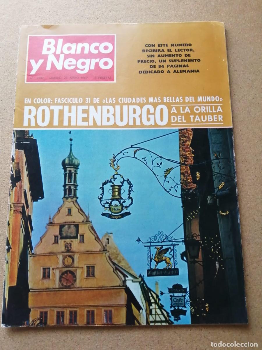 Coleccionismo de Revistas y Peri&oacute;dicos: REVISTA BLANCO Y NEGRO (NUMERO 2982) ROTHENBURGO