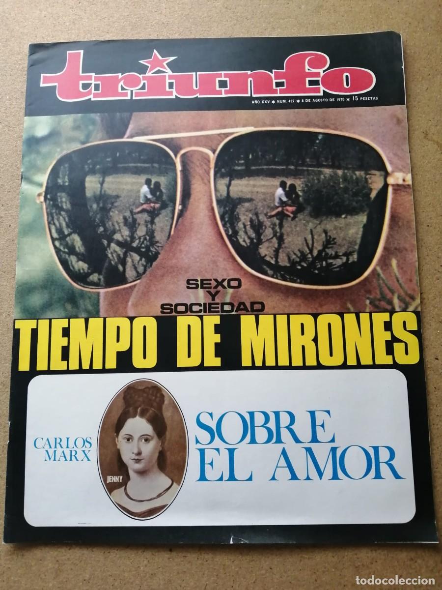 Collezionismo di Riviste e Giornali: REVISTA TRIUNFO (NUMERO 4279 SEXO Y SOCIEDAD, TIEMPO DE MIRONES