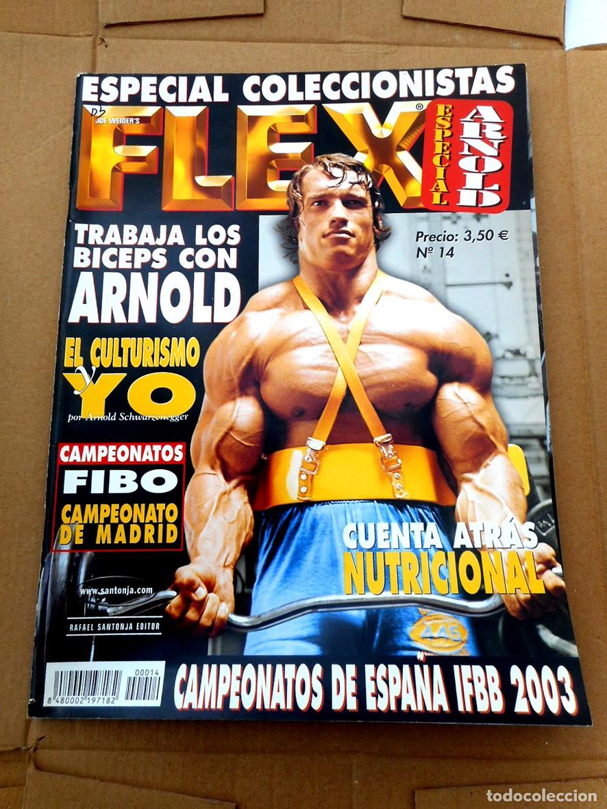 Coleccionismo de Revistas y Peri&oacute;dicos: FLEX N&ordm;14 - ESPECIAL ARNOLD SCHWARZENEGGER - (FEBRERO 2004)