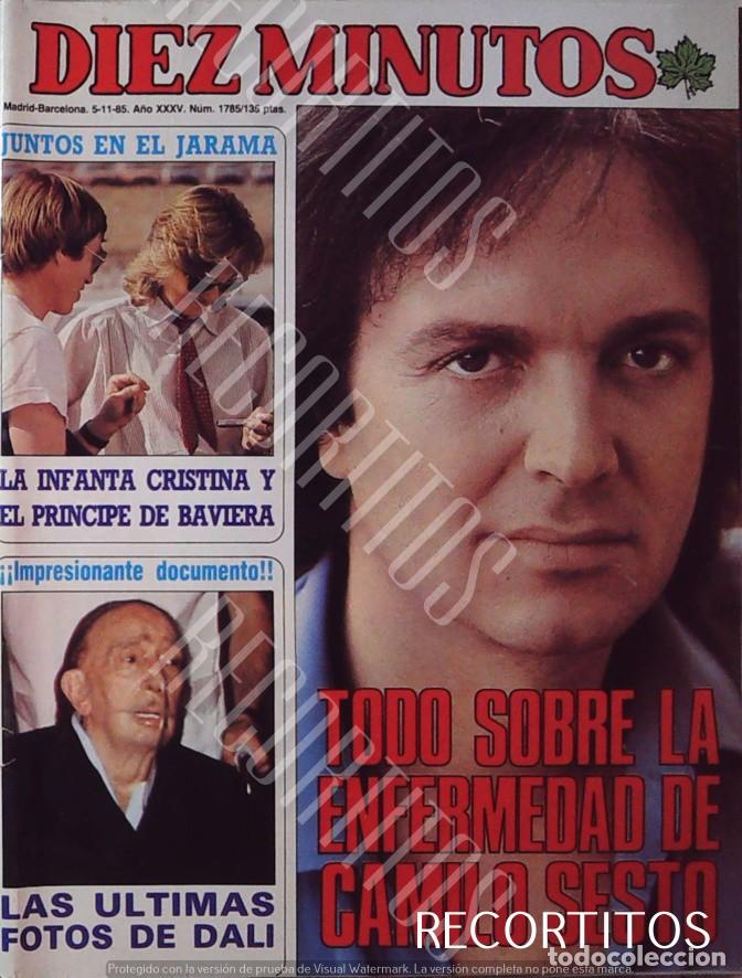 Coleccionismo de Revistas y Peri&oacute;dicos: RECORTE PORTADA CAMILO SESTO SALVADOR DALI INFANTA CRISTINA