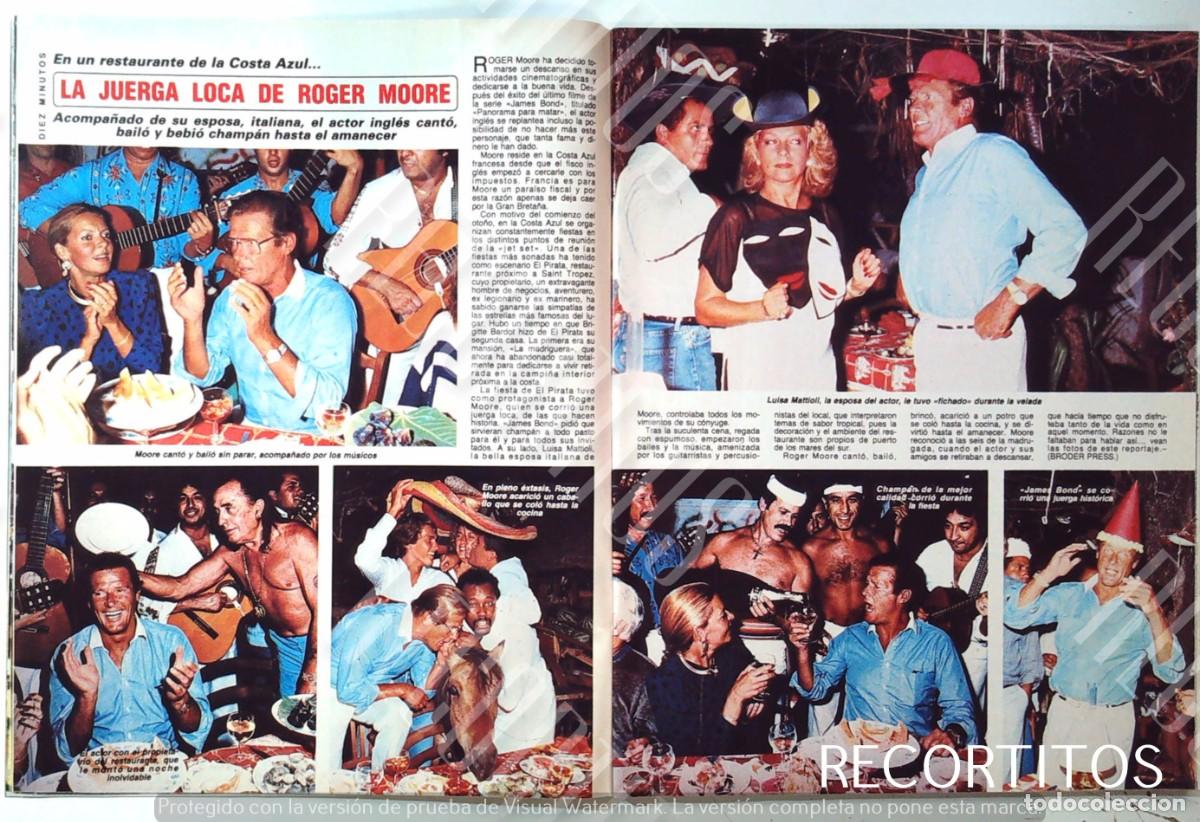 Colecionismo de Revistas e Jornais: roger moore james bond 007 el santo COSTA AZUL