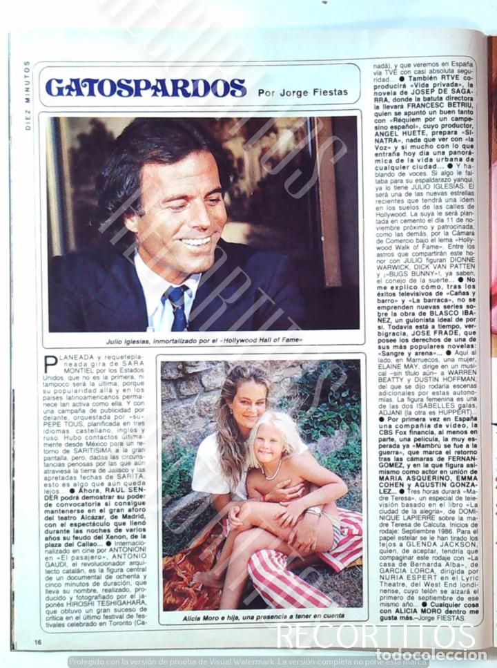 Collectionnisme de Revues et Journaux: JULIO IGLESIAS ALICIA MORO