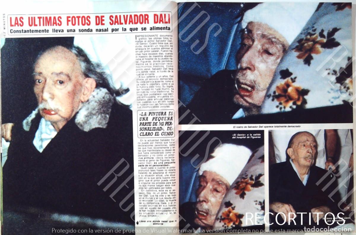 Coleccionismo de Revistas y Peri&oacute;dicos: SALVADOR DALI EN SILLA DE RUEDAS