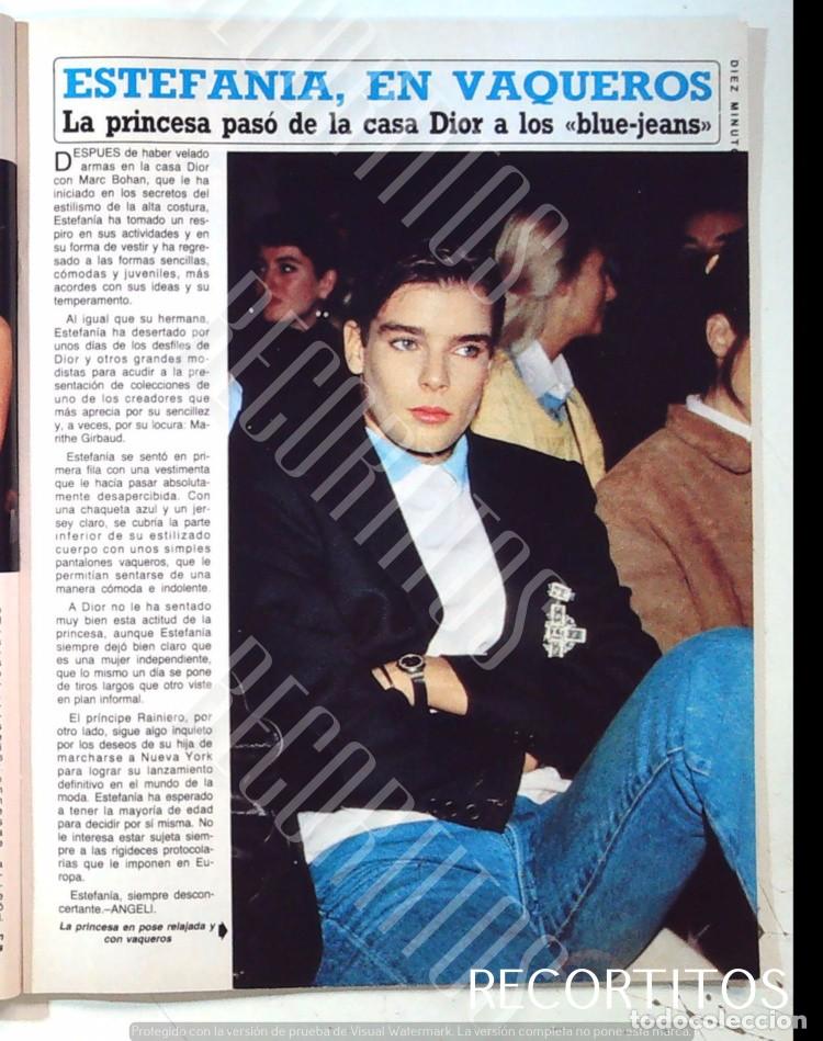 Sammeln von Zeitschriften und Zeitungen: estefania de monaco DANIEL DUCRUET