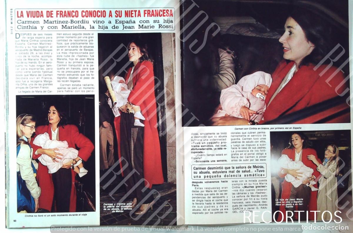 Sammeln von Zeitschriften und Zeitungen: MCMB MARIA DEL CARMEN MARTINEZ BORDIU ROSSI LUIS ALFONSO