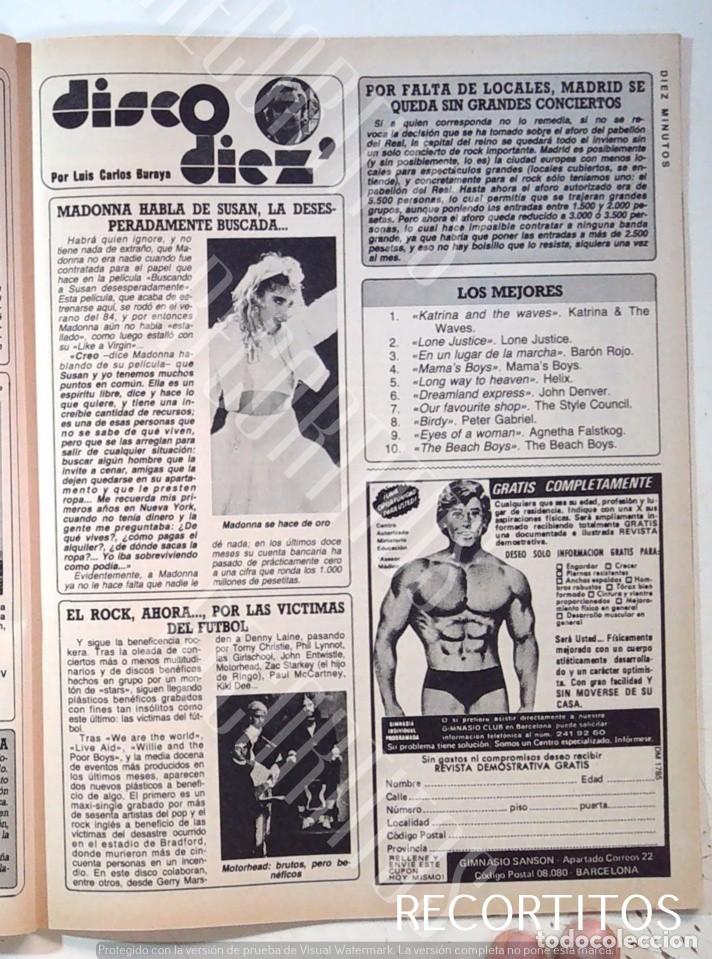 Collezionismo di Riviste e Giornali: BUSCANDO A SUSAN DESESPERADAMENTE MADONNA LIKE A VIRGIN TOUR MOTORHEAD