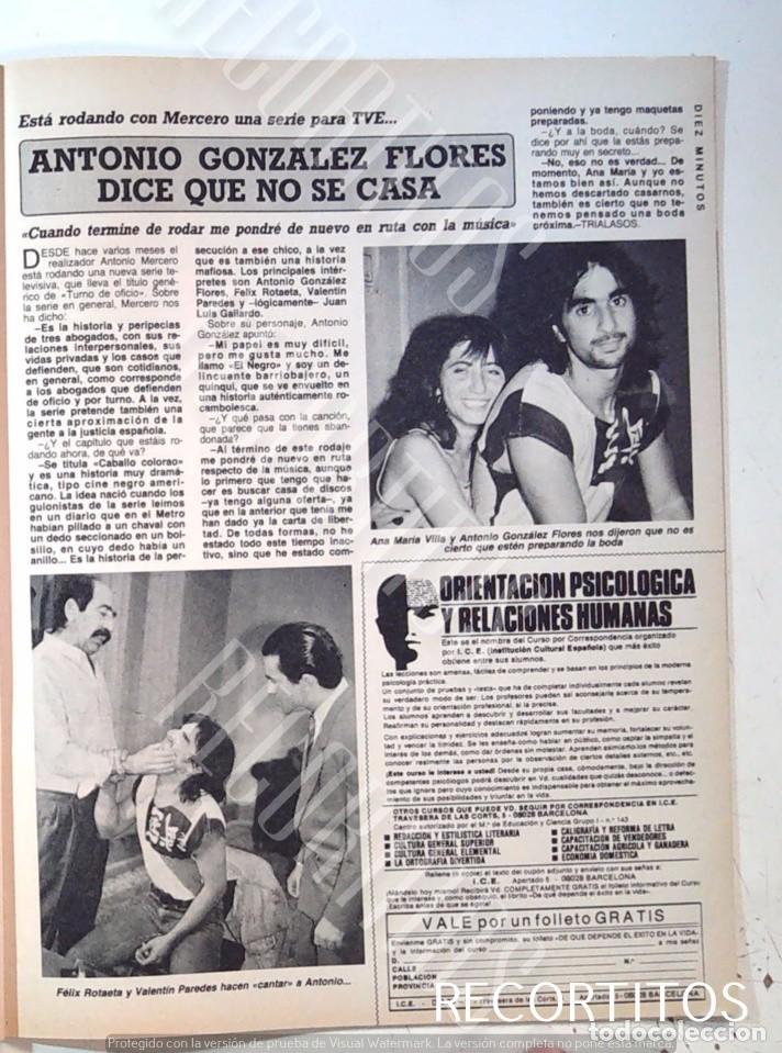 Coleccionismo de Revistas y Peri&oacute;dicos: ANTONIO FLORES ANA MARIA VILLA FELIX ROTAETA VALENTIN PAREDES TURNO DE OFICIO ANTONIO MERCERO
