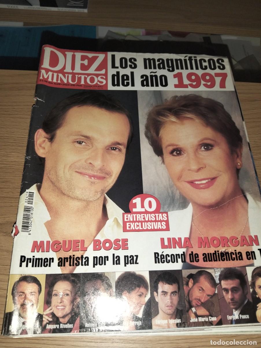 Coleccionismo de Revistas y Peri&oacute;dicos: Revista diez minutos los magn&iacute;ficos del a&ntilde;o 1997