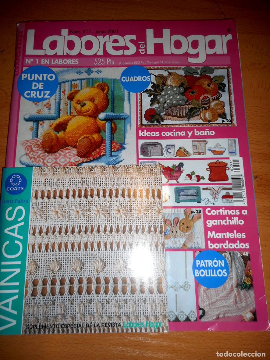 Coleccionismo de Revistas y Peri&oacute;dicos: REVISTA LABORES DEL HOGAR N&ordm;511 (JUNIO 2001) -INCLUYE PATRONES-