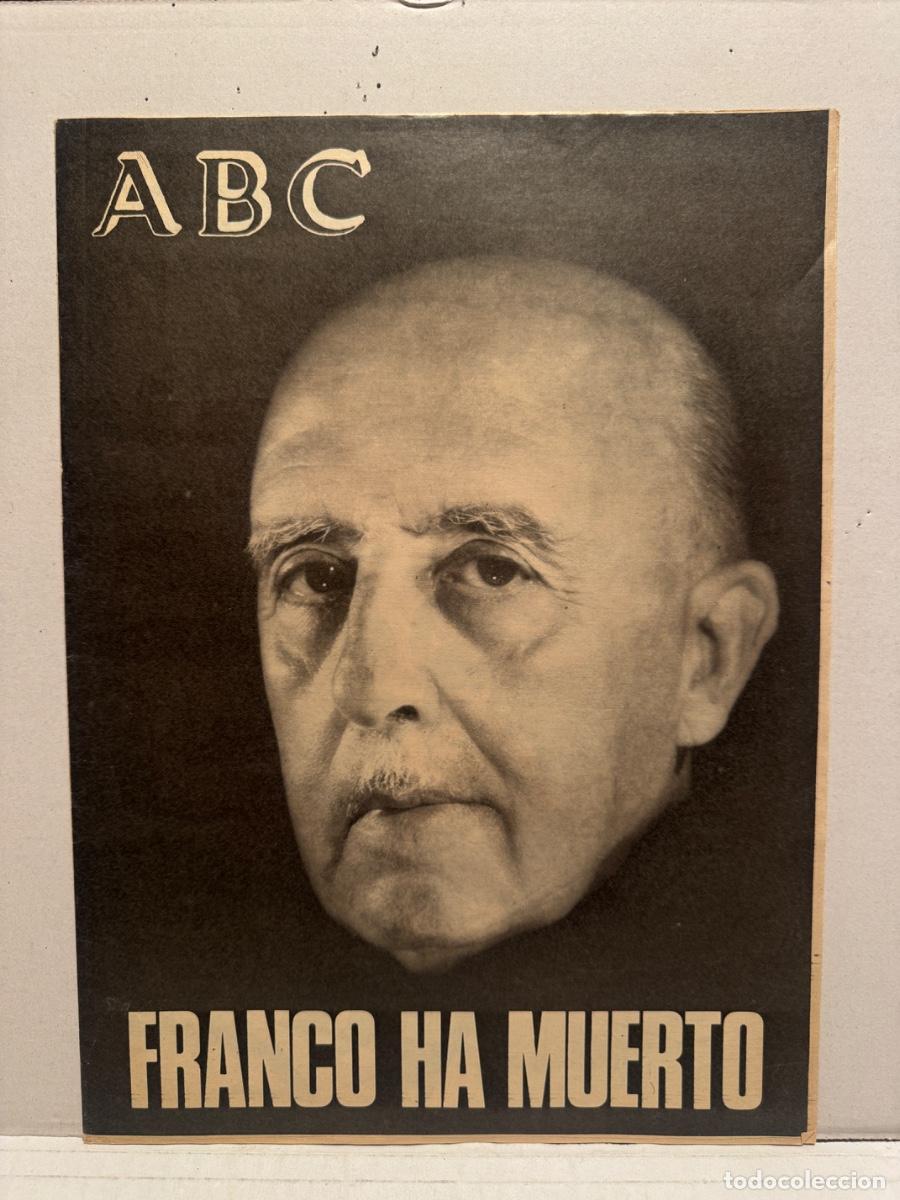 Coleccionismo de Revistas y Peri&oacute;dicos: PERI&Oacute;DICOS FRANCO HA MUERTO