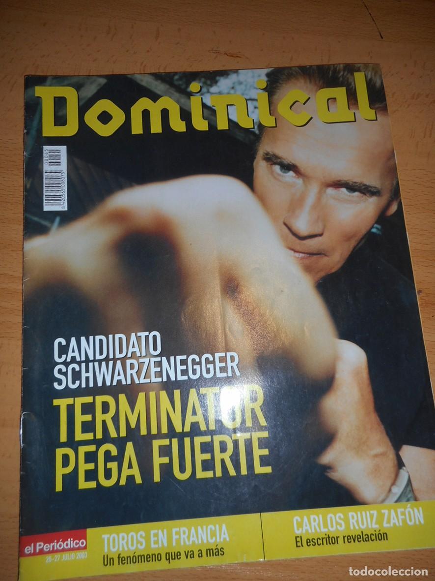 Coleccionismo de Revistas y Peri&oacute;dicos: DOMINICAL N&ordm;45 (JULIO 2003) - CON ENTREVISTA A ARNOLD SCHWARZENEGGER -