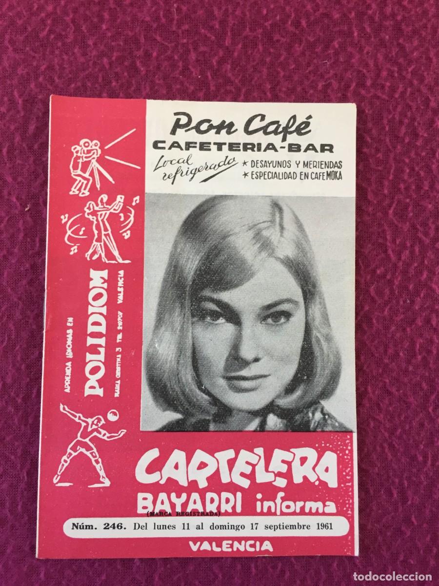 Coleccionismo de Revistas y Peri&oacute;dicos: CARTELERA BAYARRI N&ordm; 246 - MAY BRITT EN PORTADA - A&Ntilde;O 1961 - CINE - TEATRO - TVE ...