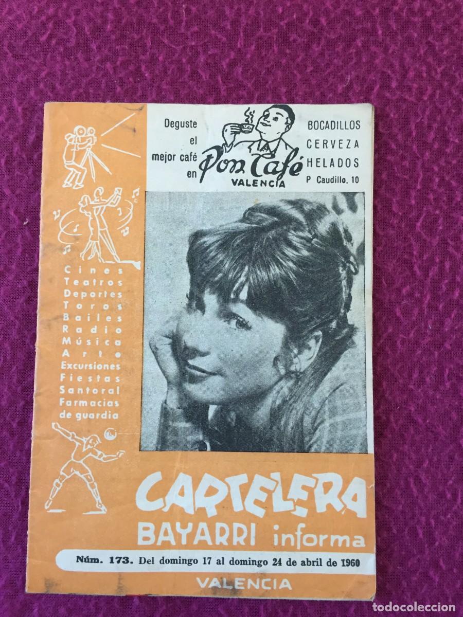 Coleccionismo de Revistas y Peri&oacute;dicos: CARTELERA BAYARRI - N&ordm; 173 - A&Ntilde;O 1960 - PORTADA SHIRLEY MACLAINE -INTERIOR CERVEZAS EL AGUILA PUBLIC