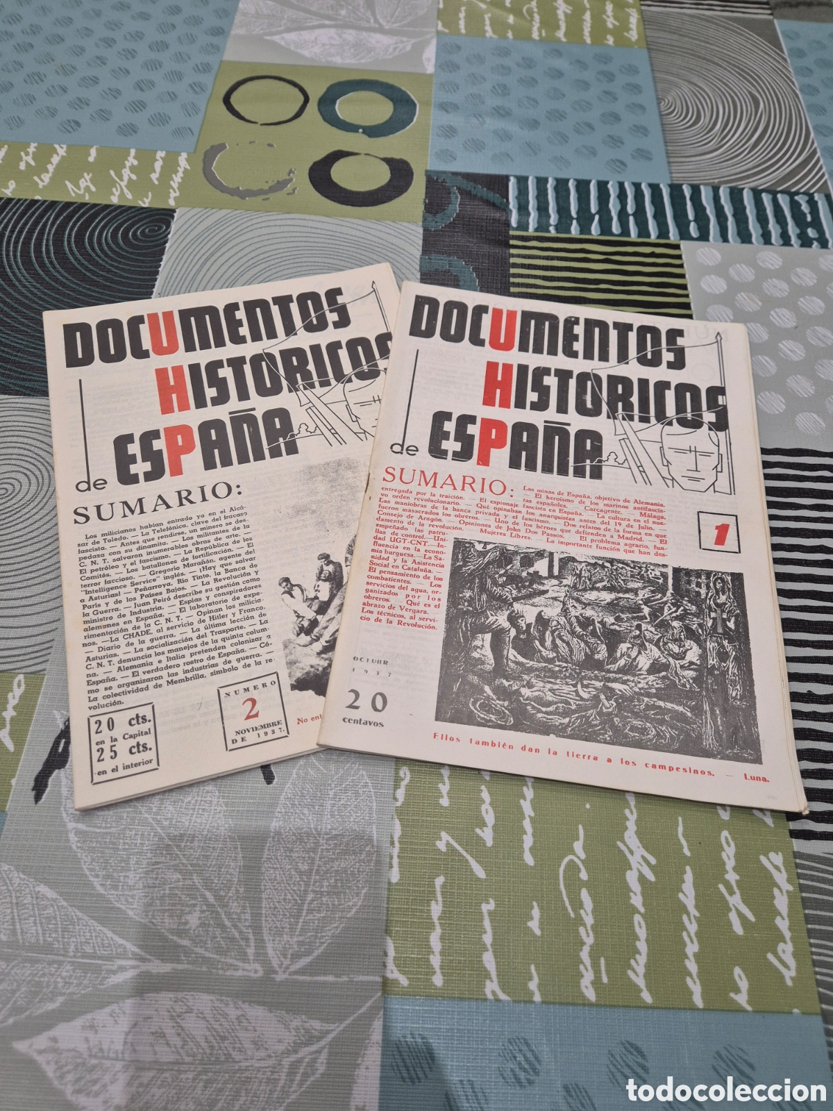 Coleccionismo de Revistas y Peri&oacute;dicos: DOCUMENTOS HISTORICOS DE ESPA&Ntilde;A N&uacute;meros 1/2