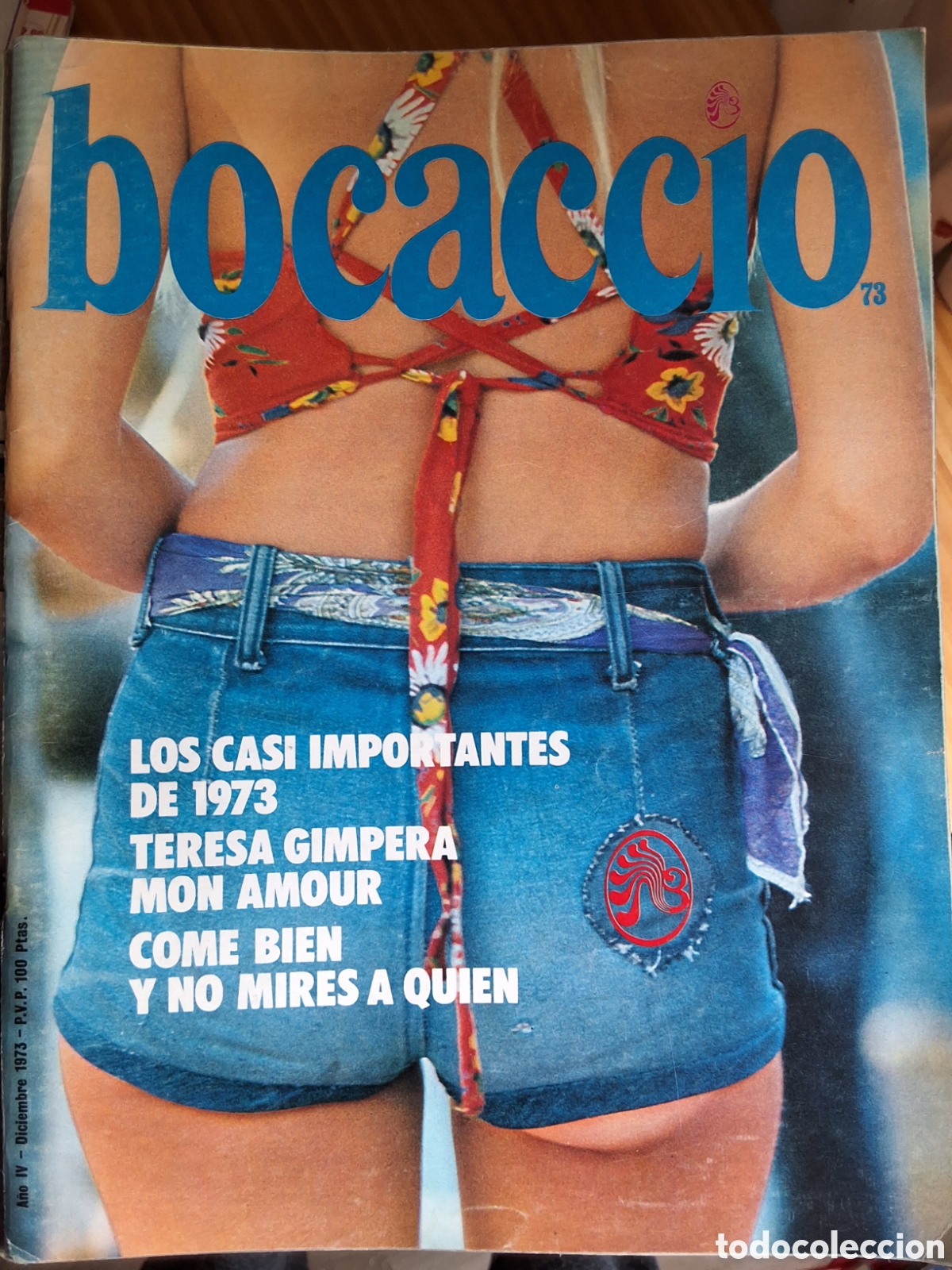 Coleccionismo de Revistas y Peri&oacute;dicos: Bocaccio 73 revista espa&ntilde;ola actualidad n&uacute;mero 31 a&ntilde;o 1973 diciembre &Uacute;ltimo n&uacute;mero
