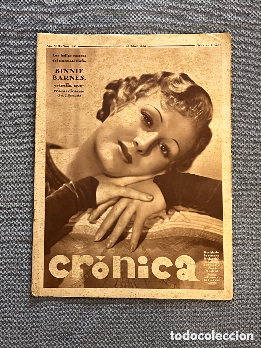 Coleccionismo de Revistas y Peri&oacute;dicos: CRONICA., De Madrid a Sevilla, con el Presidente interino de la Rep&uacute;blica, don Diego Mart&iacute;nez Barrio