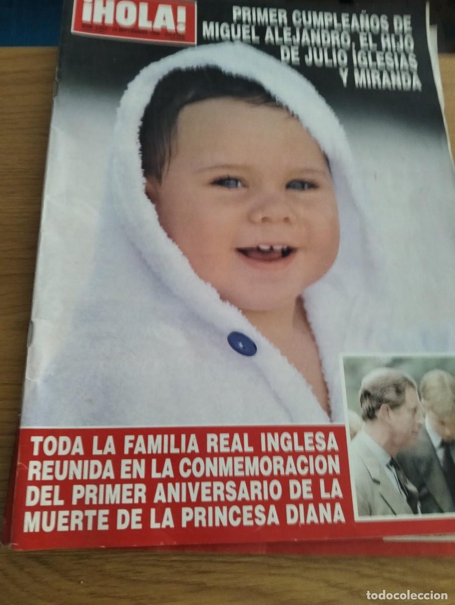 Collezionismo di Riviste e Giornali: Revista hola primer cumplea&ntilde;os de Miguel Alejandro