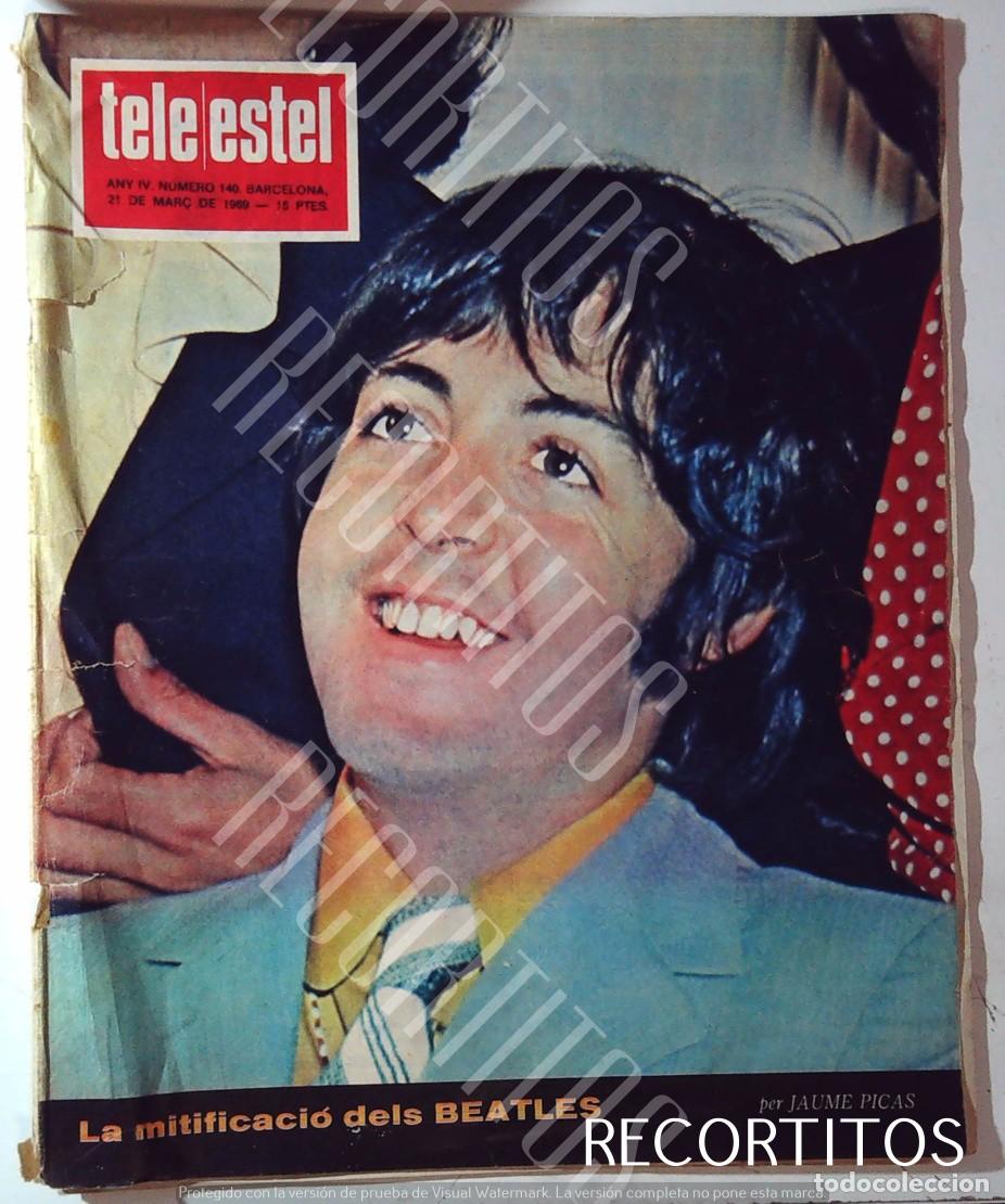 Colecionismo de Revistas e Jornais: POSTER RECORTE PORTADA PAUL MCCARTNEY THE BEATLES