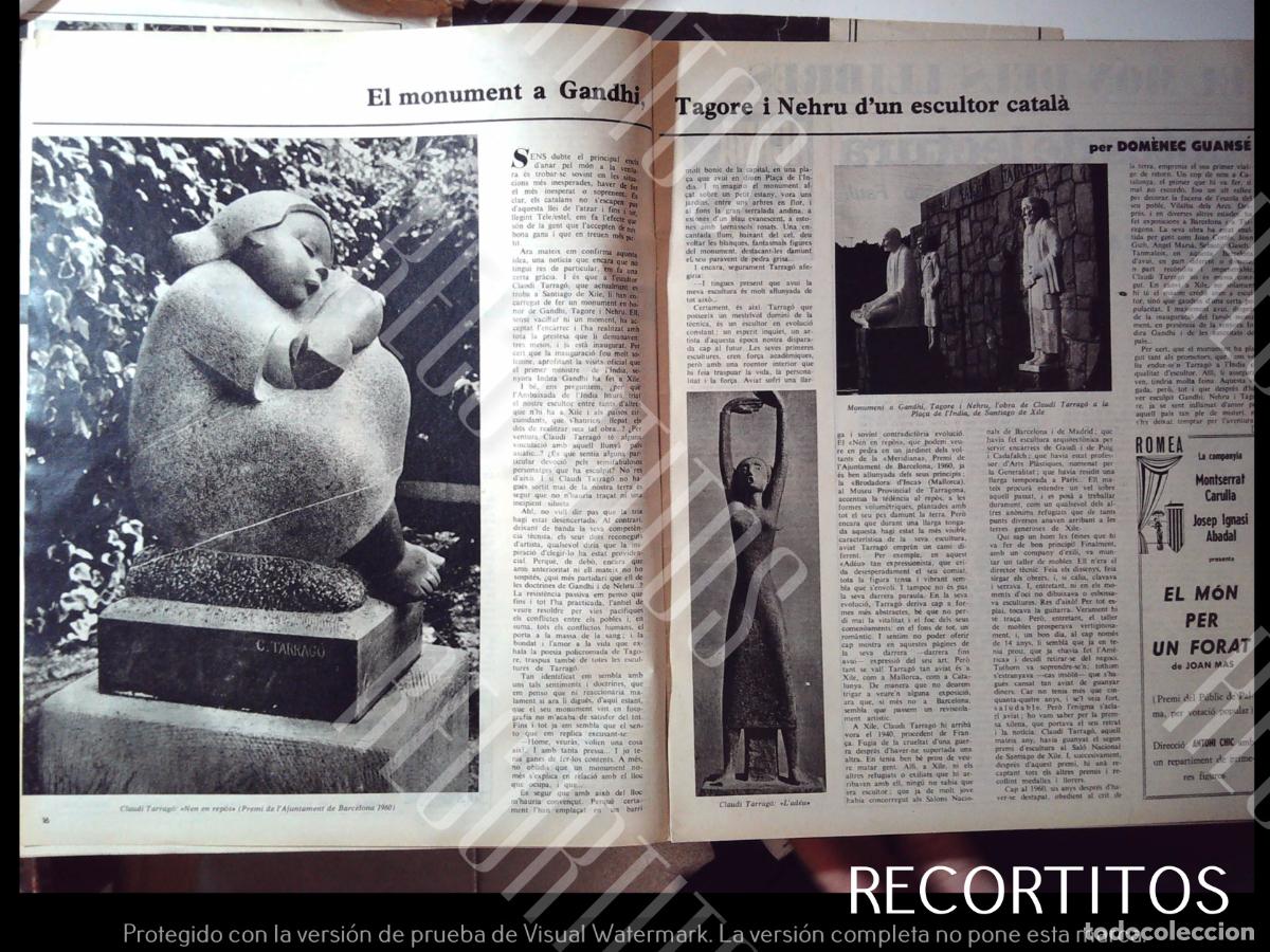 Collectionnisme de Revues et Journaux: MONUMENTO A GANDHI TAGOREI NEHRU