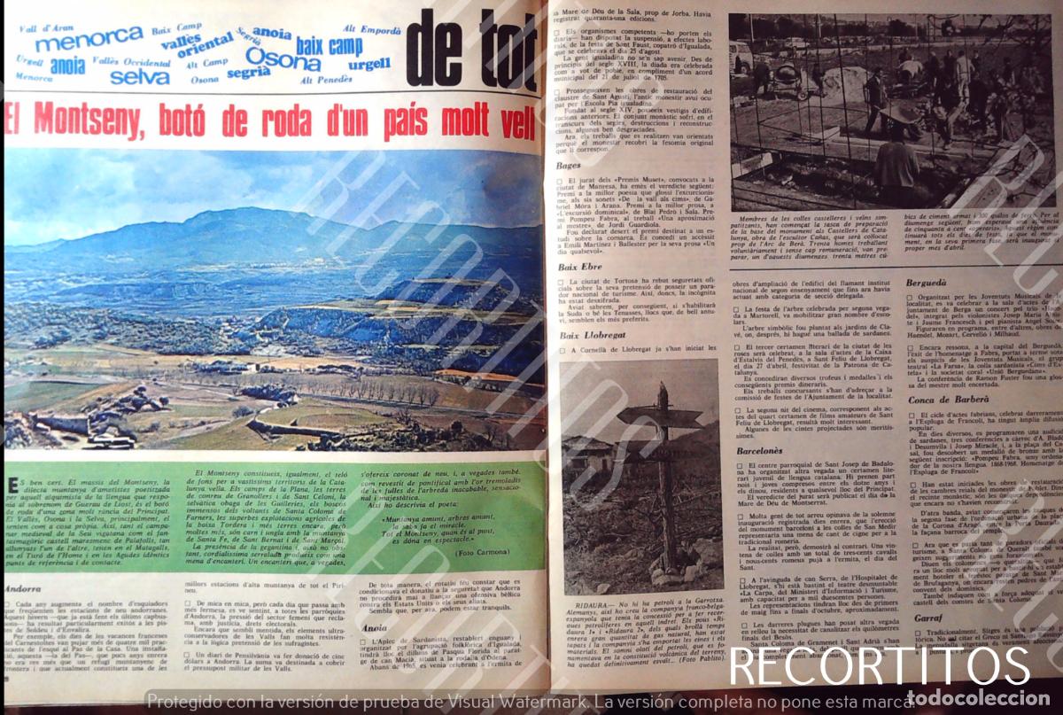 Coleccionismo de Revistas y Peri&oacute;dicos: EL MONTSENY ANOIA ANDORRA