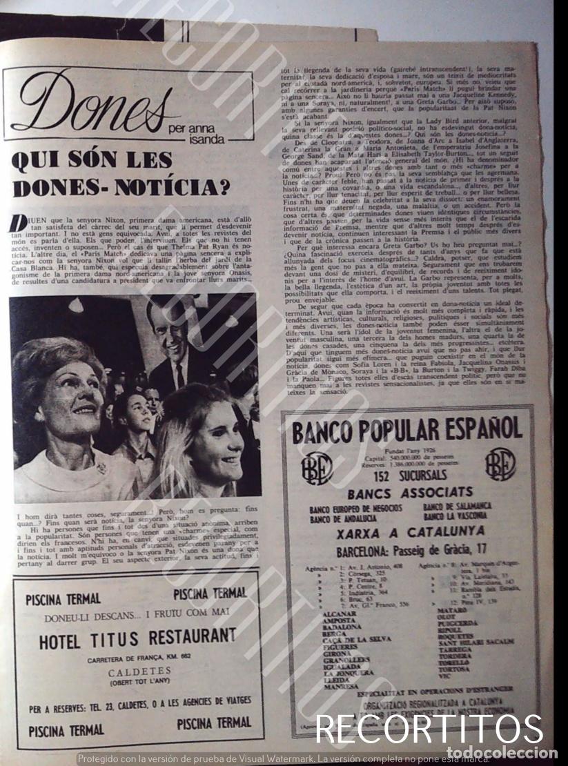 Coleccionismo de Revistas y Peri&oacute;dicos: banco popular espa&ntilde;ol anuncio publicidad NIXON