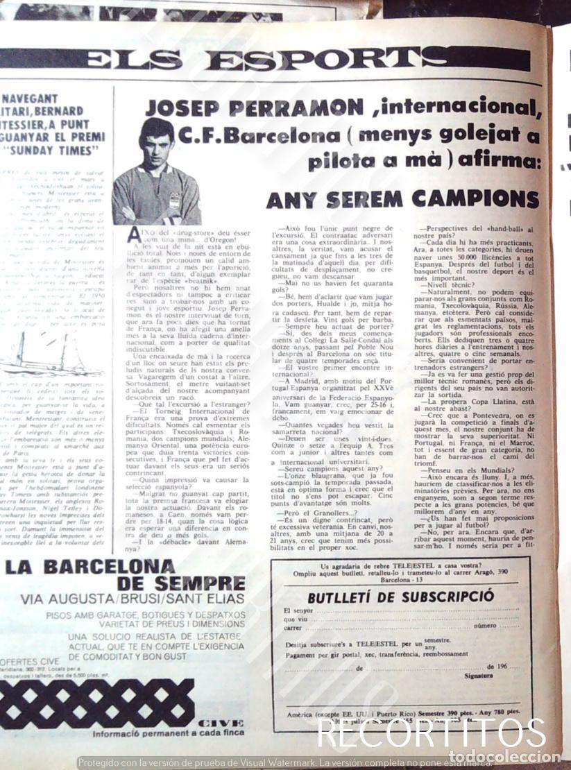 Coleccionismo de Revistas y Peri&oacute;dicos: JOSEP PERRAMON CF BARCELONA BAR&Ccedil;A