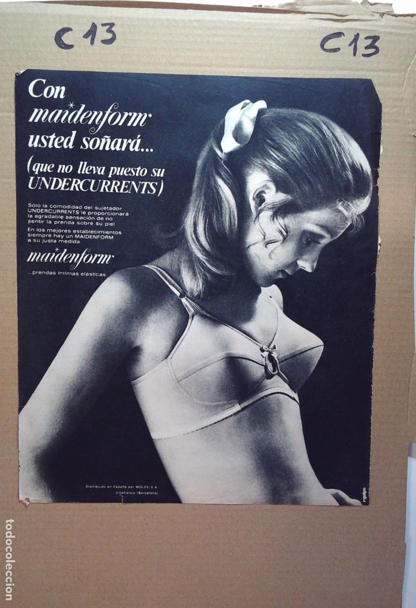 Sammeln von Zeitschriften und Zeitungen: MAIDENFORM LENCERIA ANUNCIO PUBLICIDAD