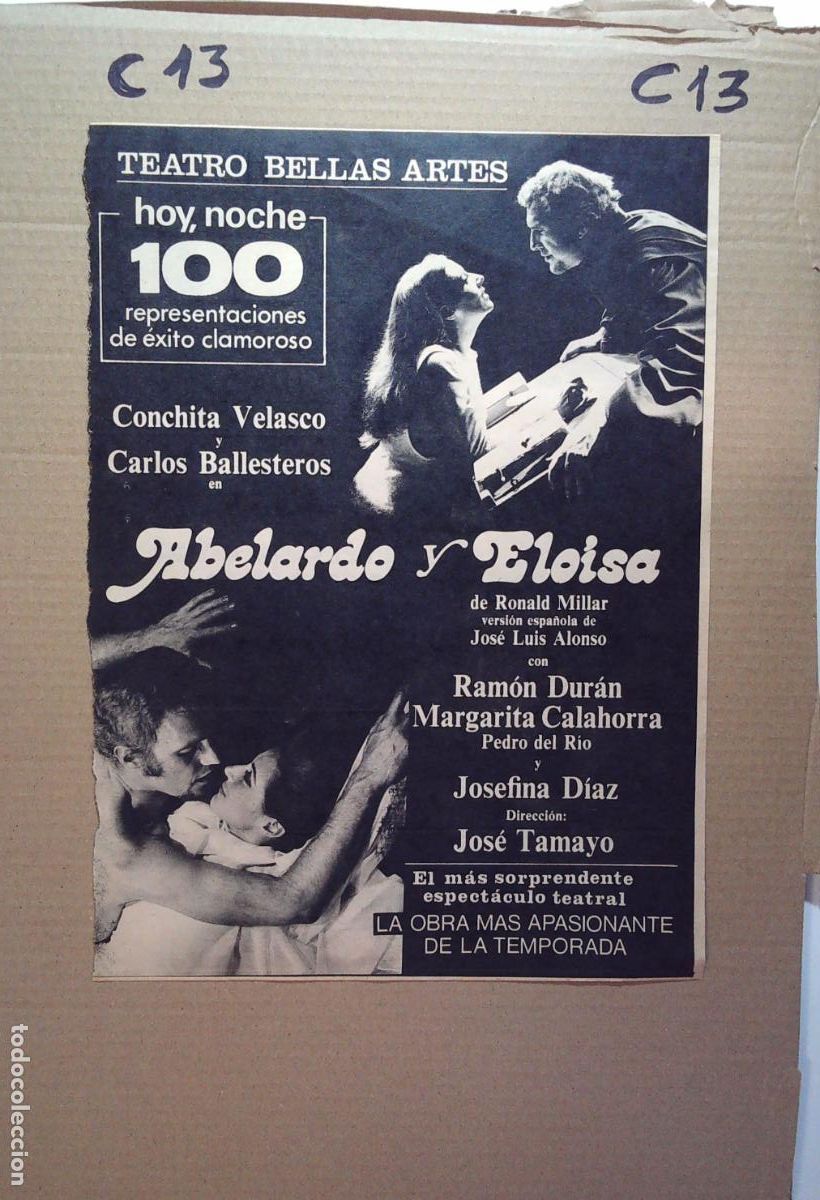 Sammeln von Zeitschriften und Zeitungen: CONCHA VELASCO CARLOS BALLESTEROS ABELARDO Y ELOISA