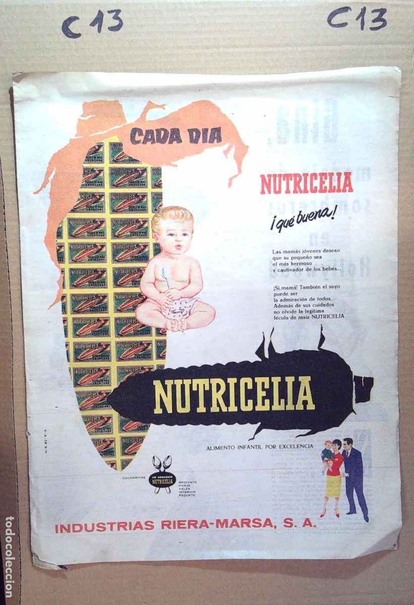 Coleccionismo de Revistas y Peri&oacute;dicos: NUTRICELIA BEBE EN PA&Ntilde;ALES