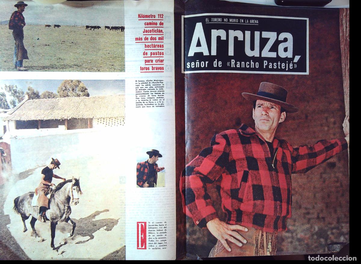 Collezionismo di Riviste e Giornali: ARRUZA EL CICLON MEJICANO TORERO TOROS