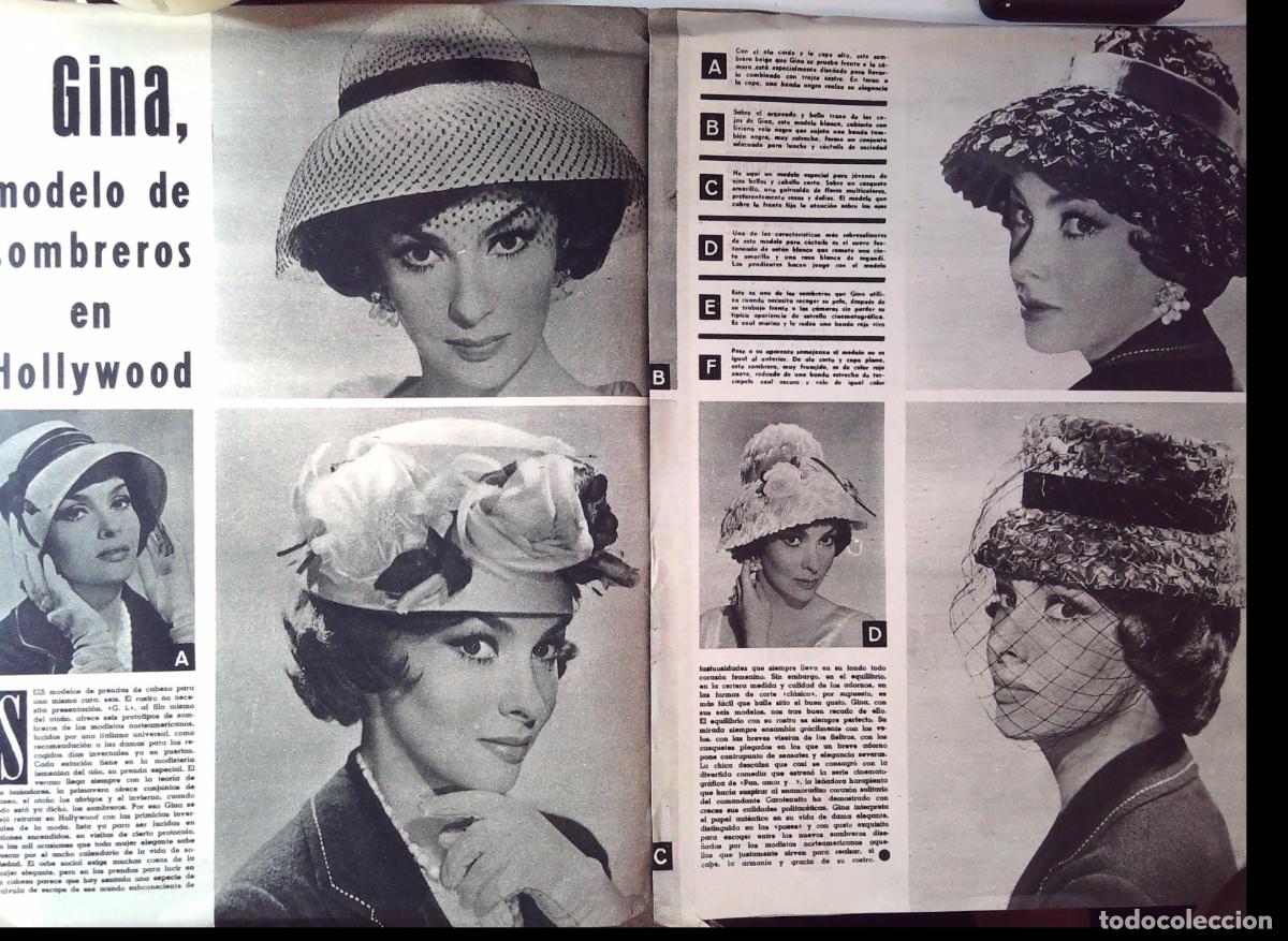 Collezionismo di Riviste e Giornali: GINA LOLLOBRIGIDA Y LOS SOMBREROS