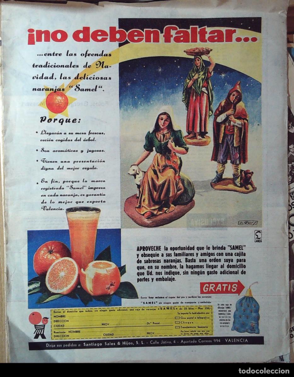 Coleccionismo de Revistas y Peri&oacute;dicos: EN NAVIDAD NARANJAS SAMEL VALENCIA EL PORTAL DE BELEN