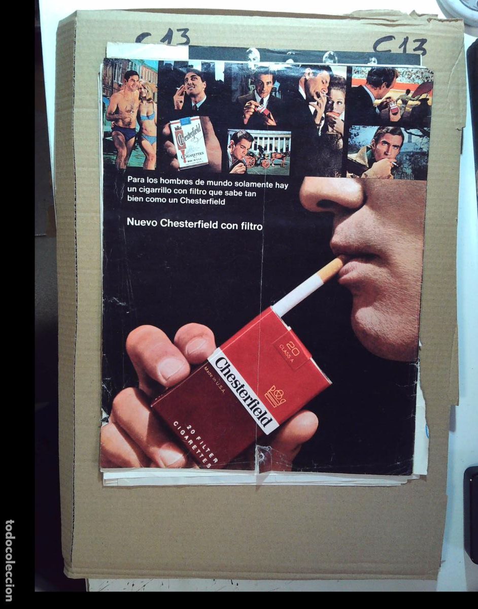 Coleccionismo de Revistas y Peri&oacute;dicos: CHESTERFIELD CIGARRILLOS TABACO ANUNCIO PUBLICIDAD