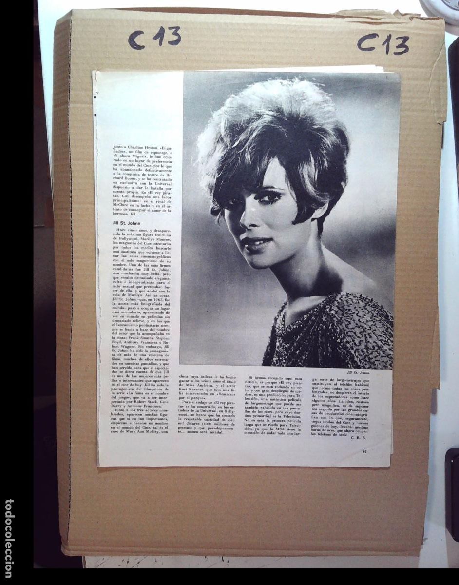 Coleccionismo de Revistas y Peri&oacute;dicos: JILL ST JOHN PIN UP SAINT