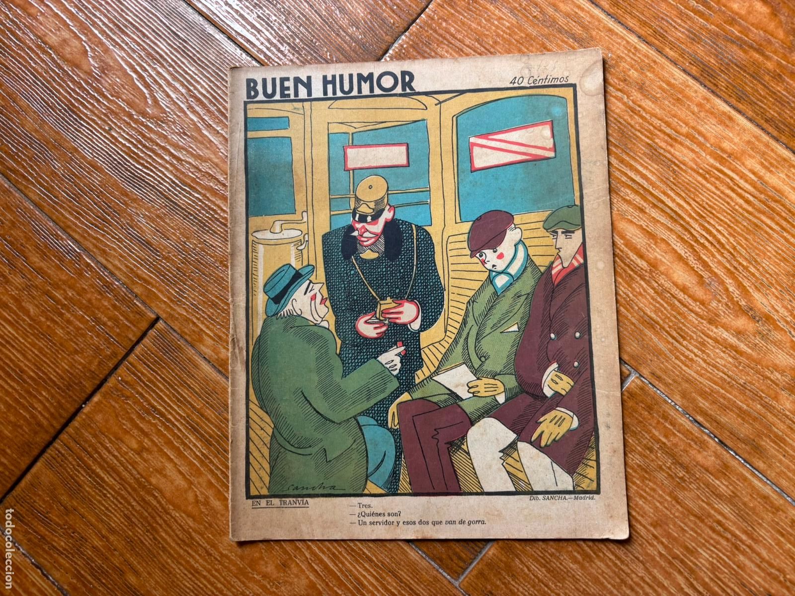 Coleccionismo de Revistas y Peri&oacute;dicos: BUEN HUMOR N&ordm; 125 - 20 DE ABRIL 1924 CON ILUSTRACIONES DE HUMOR REVISTA COMICO SATIRICA