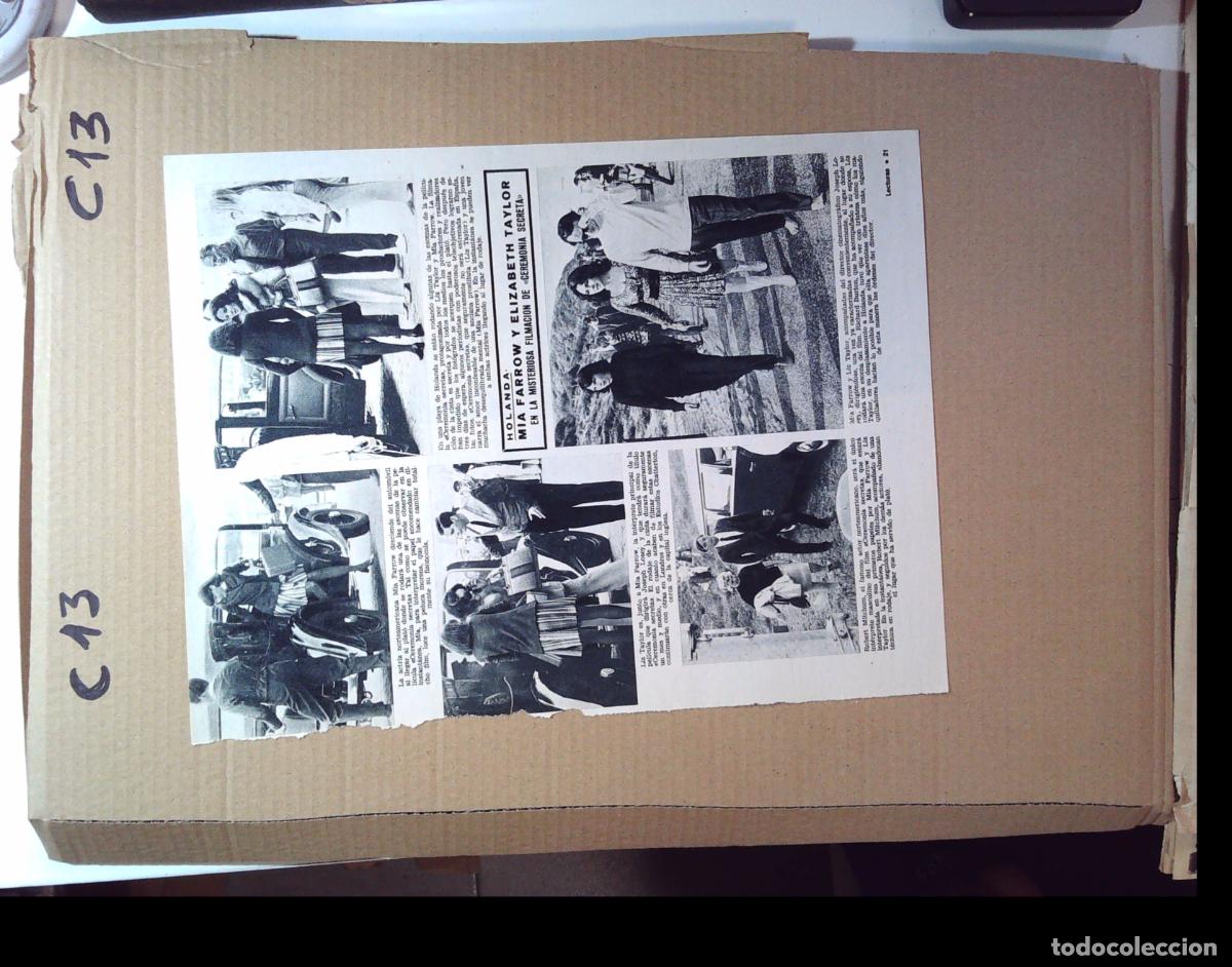 Coleccionismo de Revistas y Peri&oacute;dicos: ELIZABETH TAYLOR MIA FARROW