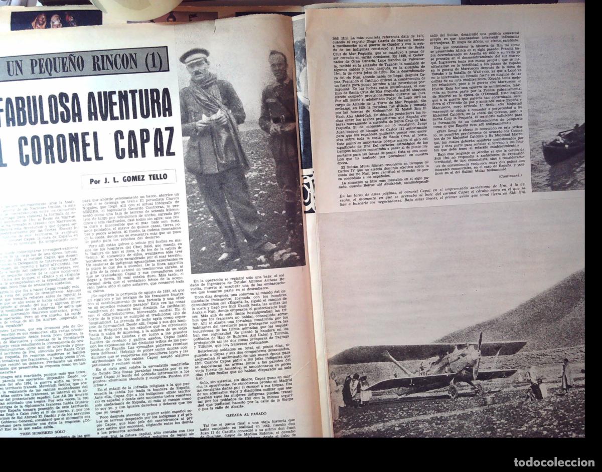 Coleccionismo de Revistas y Peri&oacute;dicos: AVIACION LA FABULOSA AVENTURA DE LCORONEL CAPAZ