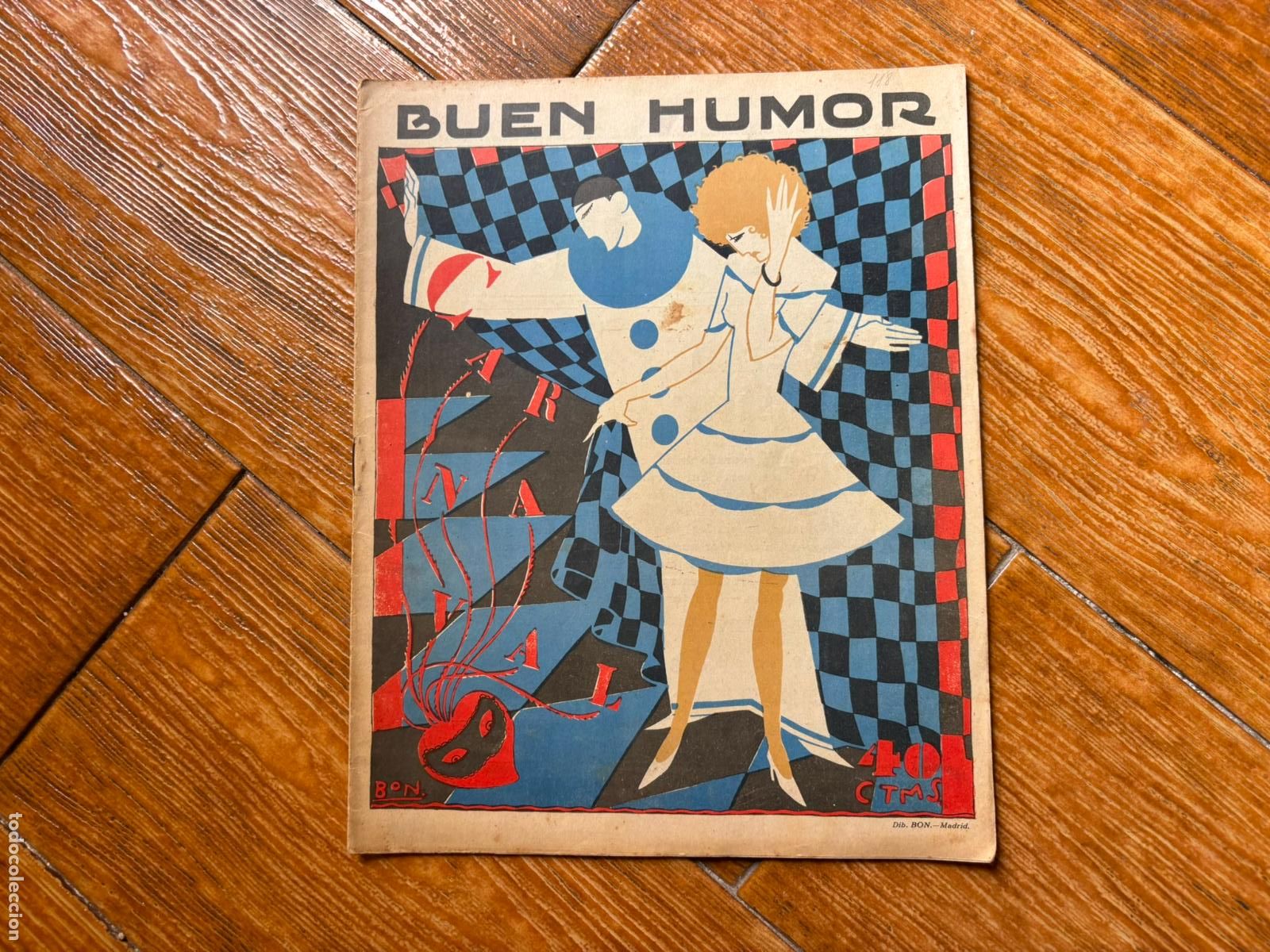 Coleccionismo de Revistas y Peri&oacute;dicos: BUEN HUMOR N&ordm; 118 - 2 DE MARZO 1924 CON ILUSTRACIONES DE HUMOR REVISTA COMICO SATIRICA