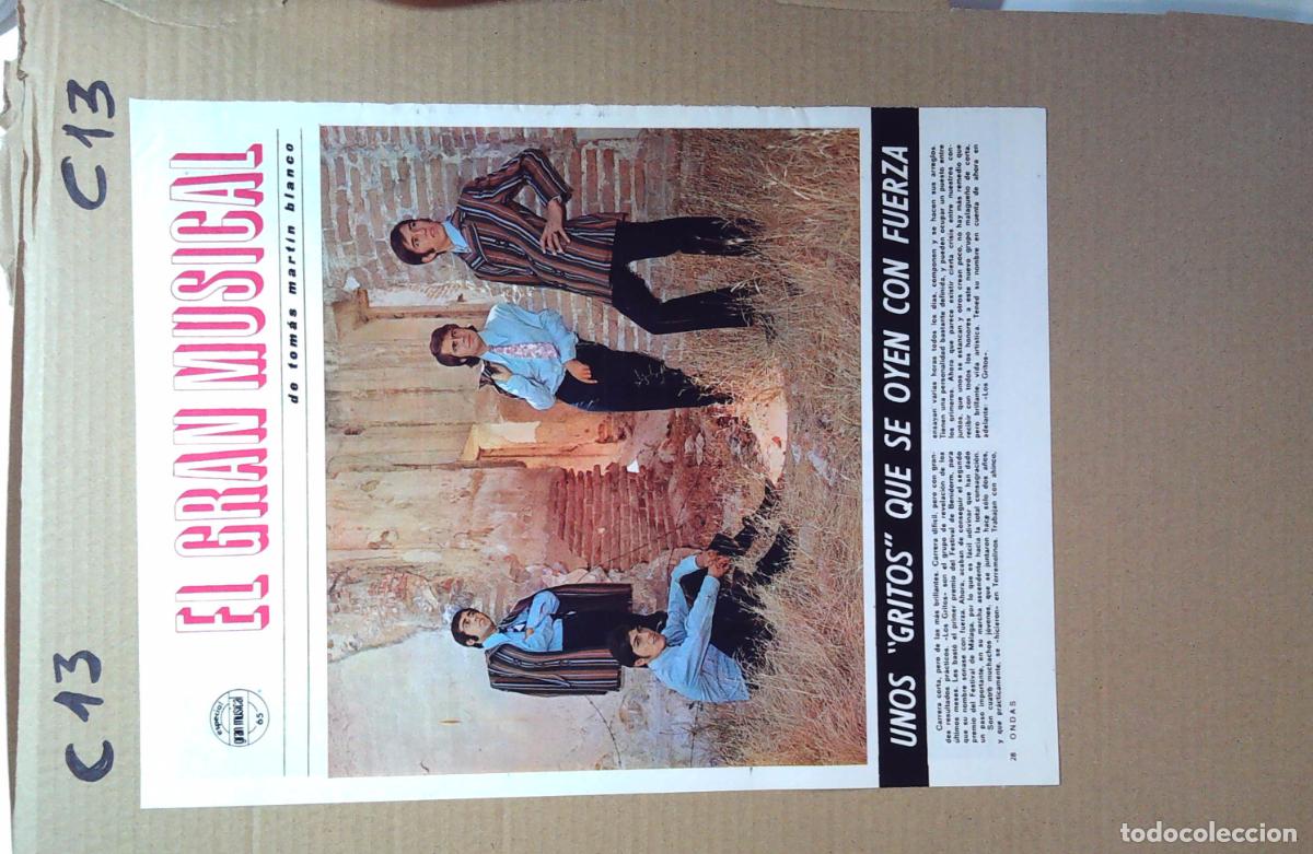 Coleccionismo de Revistas y Peri&oacute;dicos: los gritos EL GRAN MUSICAL mundo joven