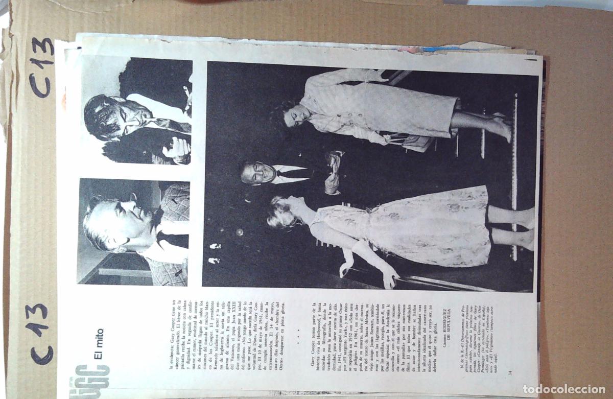 Coleccionismo de Revistas y Peri&oacute;dicos: GARY COOPER GRACE KELLY SUSAN HAYWARD