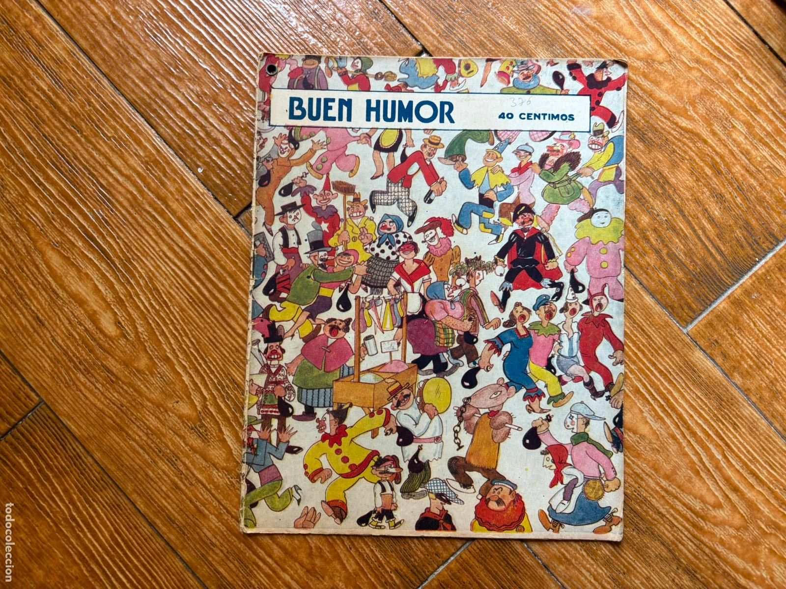 Coleccionismo de Revistas y Peri&oacute;dicos: BUEN HUMOR N&ordm; 376- 10 DE FEBRERO 1929 CON ILUSTRACIONES DE HUMOR REVISTA COMICO SATIRICA
