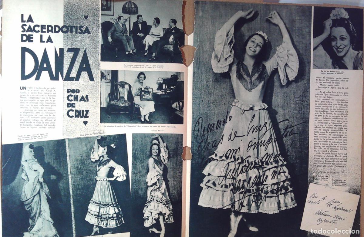 Coleccionismo de Revistas y Peri&oacute;dicos: ANTONIA MERCE LA ARGENTINITA