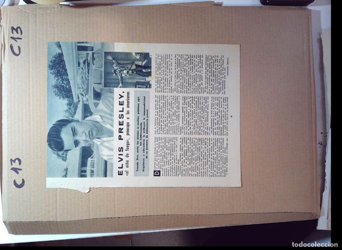 Coleccionismo de Revistas y Peri&oacute;dicos: ELVIS PRESLEY EL NI&Ntilde;O DE FUEGO