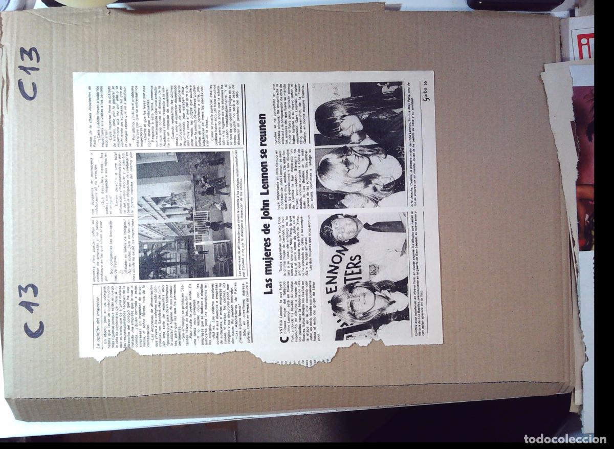 Coleccionismo de Revistas y Peri&oacute;dicos: CYNTHIA LENNON EX ESPOSA DE JHON LENNON