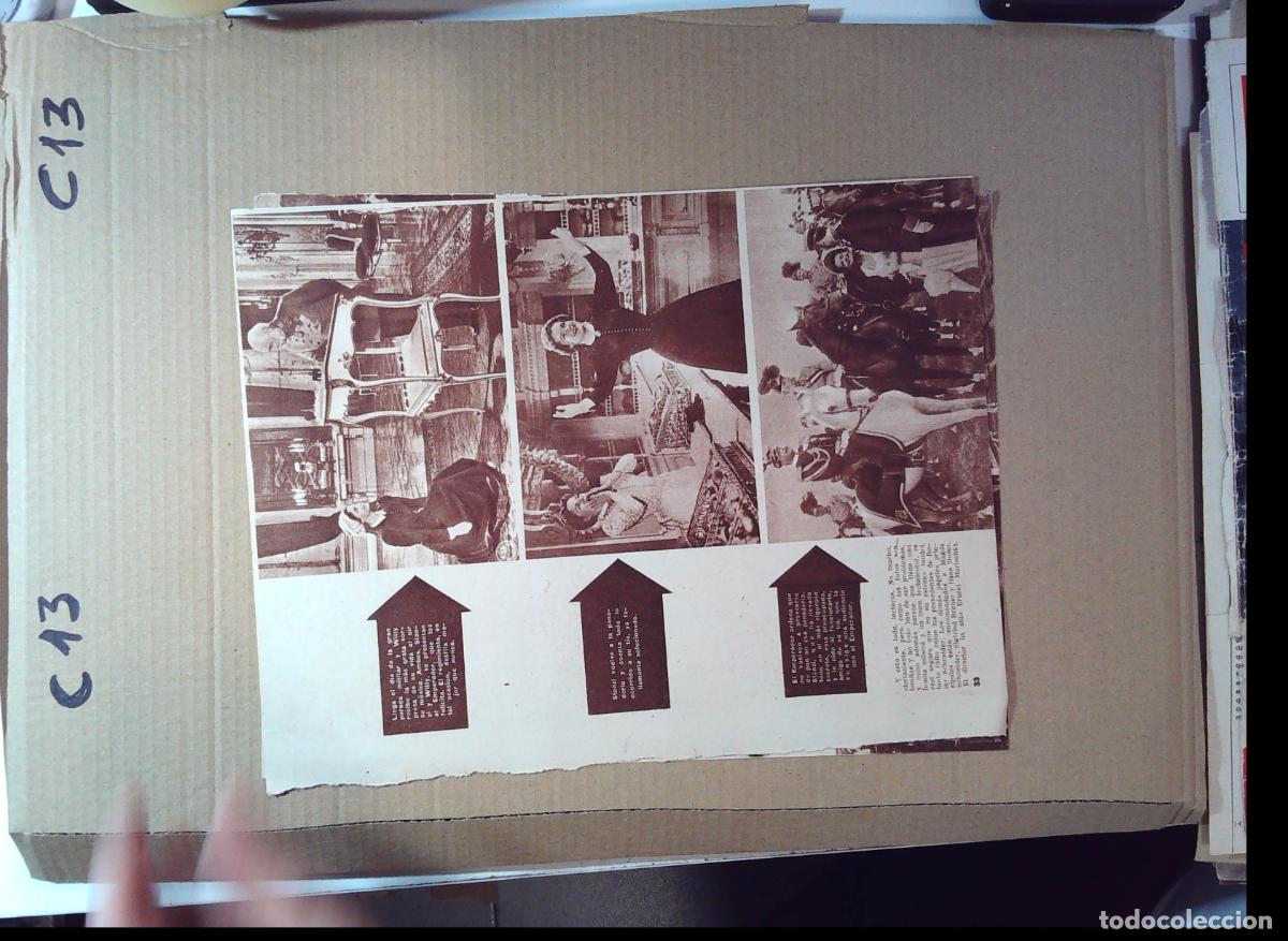 Coleccionismo de Revistas y Peri&oacute;dicos: LA PANADERA Y EL EMPERADOR SISSI ROMY SCHNEIDER HOJA DE PRENSA