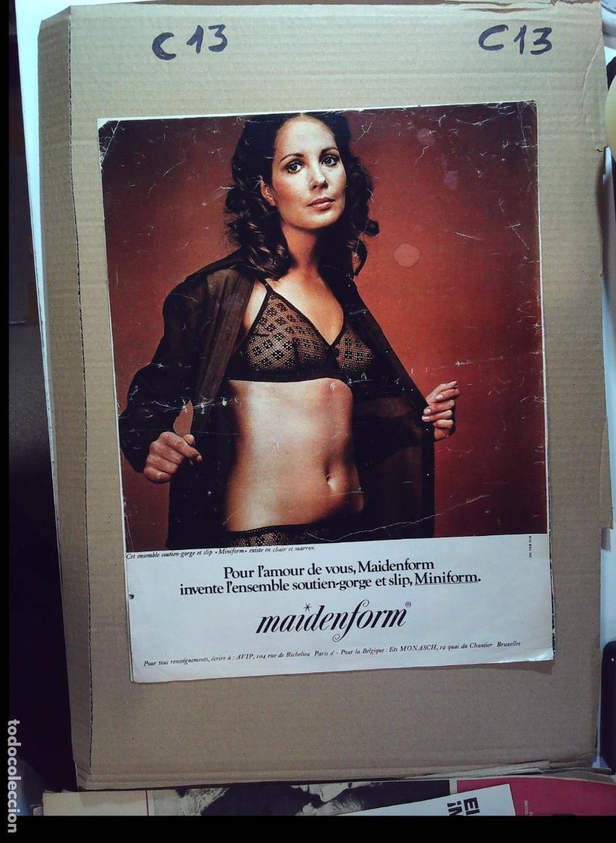Coleccionismo de Revistas y Peri&oacute;dicos: MAIDENFORM LENCERIA ANUNCIO PUBLICIDAD