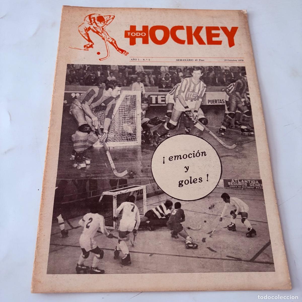 Collezionismo di Riviste e Giornali: Revista mensual todo hockey n&ordm; 5 de 1979