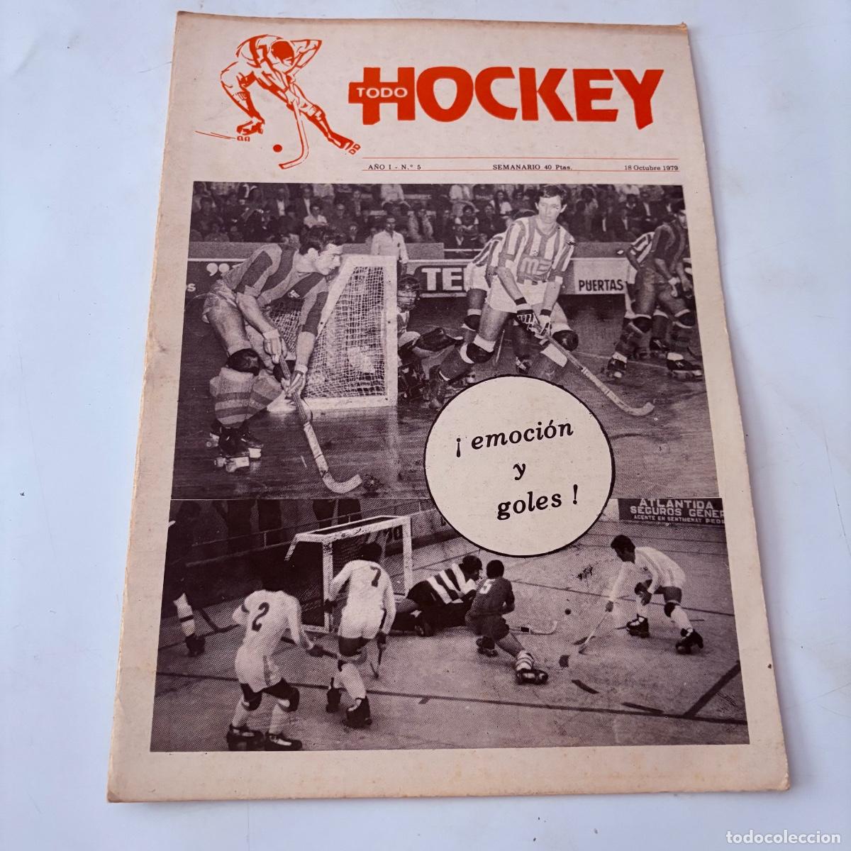 Coleccionismo de Revistas y Peri&oacute;dicos: Revista mensual todo hockey n&ordm; 5 de 1979